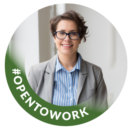 Open To Work Remote Icon Logo